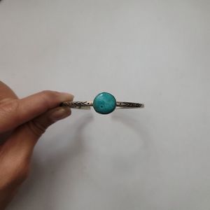 Raebird - Sterling Silver Campitos Turquoise Cuff Bracelet